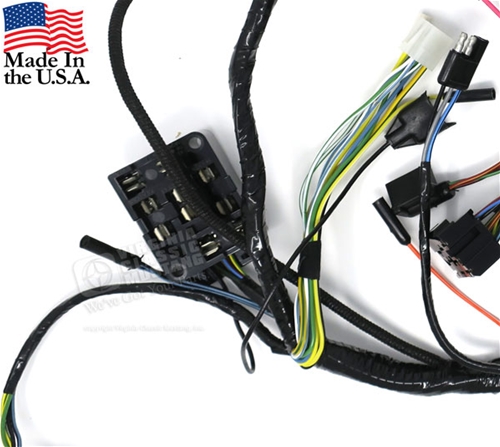 65 Mustang Under Dash Wiring Harness - with gauges and 3 speed heater motor